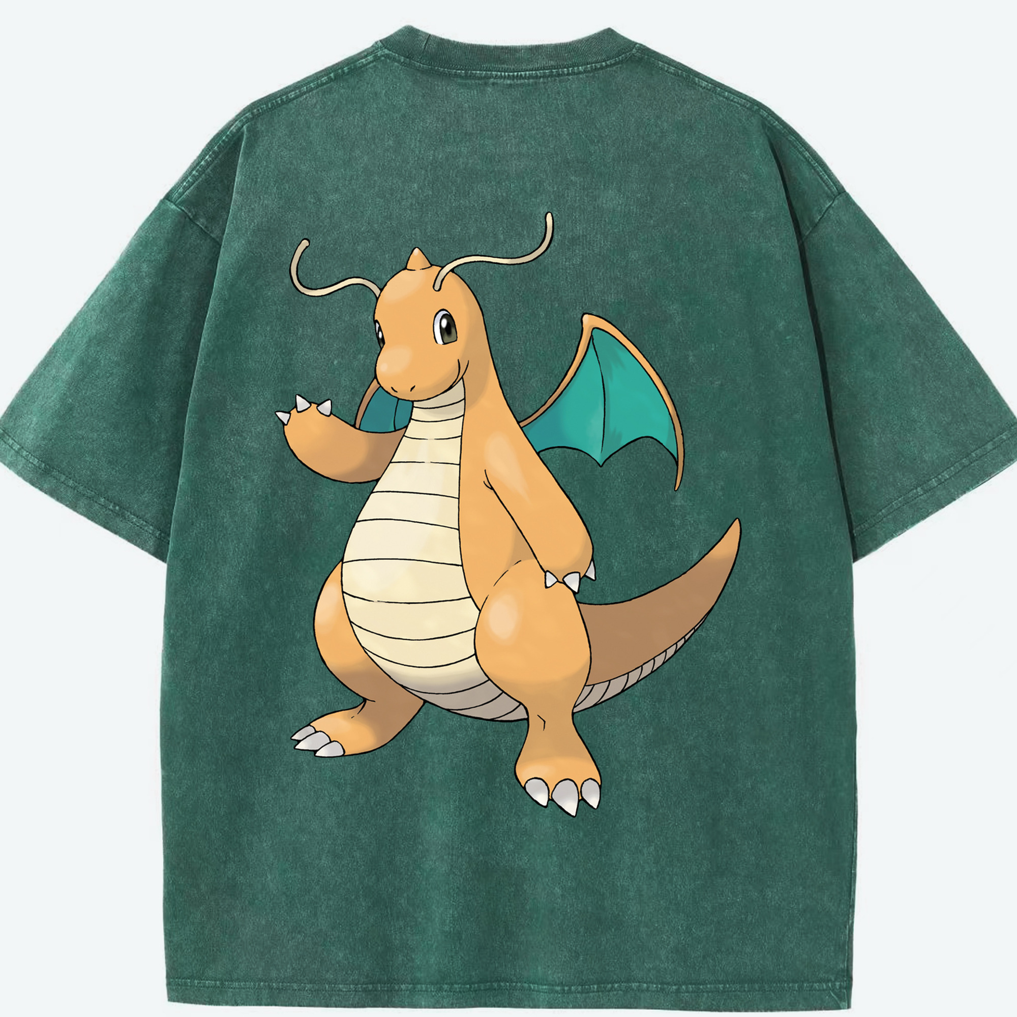 （画像用） ポケットモンスター Pokémon 綿100% ヴィンテージ風 半袖Tシャツ（背面プリント）